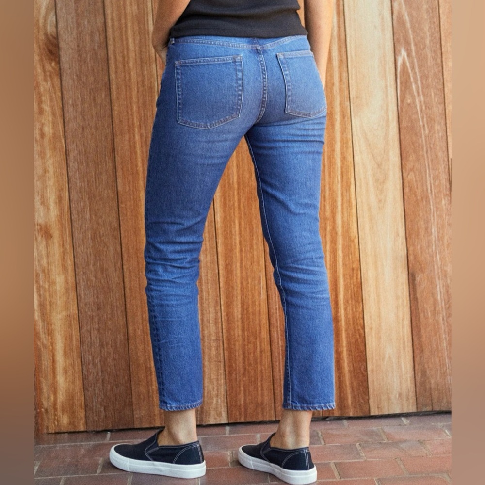 Outerknown Liberty Straight Women’s Blue S.E.A. Jeans Size 27 - Picture 2 of 15